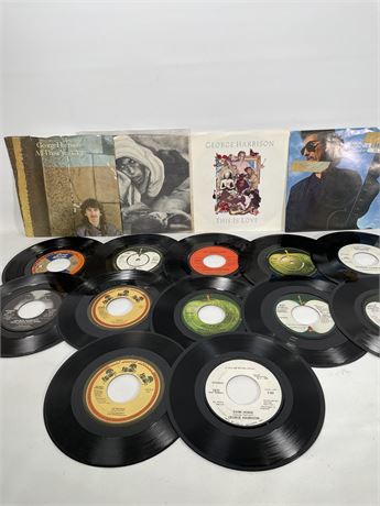 George Harrison 7" Record Collection