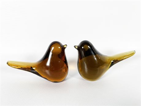 Amber Glass Birds