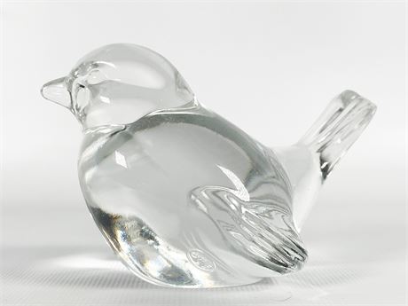 Fenton Clear Glass Bird