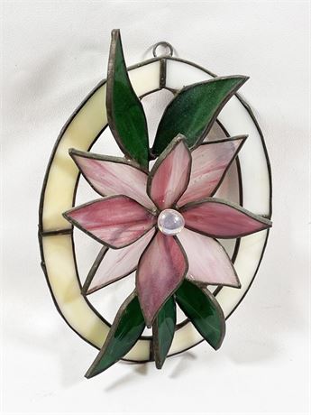 Stained Glass Floral Piece