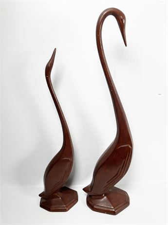 Ceramic Swans