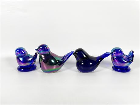 Blue Glass Bird Quartet